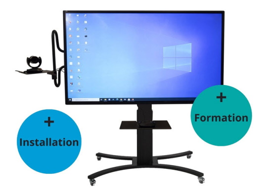 Pack visio pour enseignement DYNAVISIO EDUC avec écran interacti